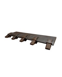 Huulilevy hitsatuilla haarukkaistukoilla 60x500x1900